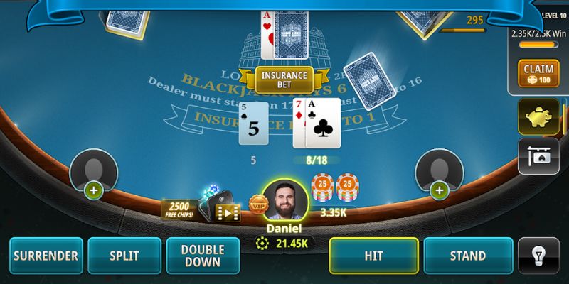 Mẹo chơi blackjack online tách bài